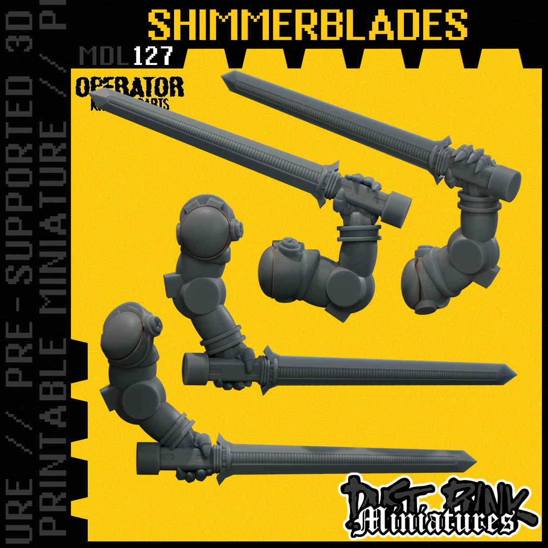 MDL127 SHIMMERBLADES [PRE-SUPPORTED]
